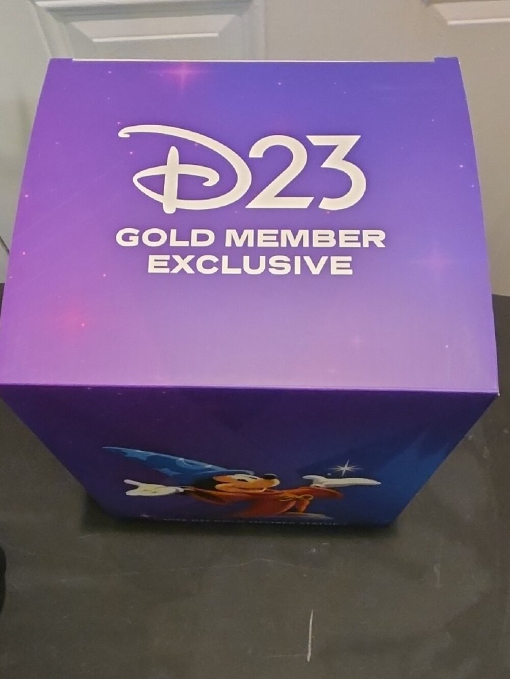 D23 Sorcerer Mickey Figurine with Blue Hat and Red Robe - Picture 2 of 6